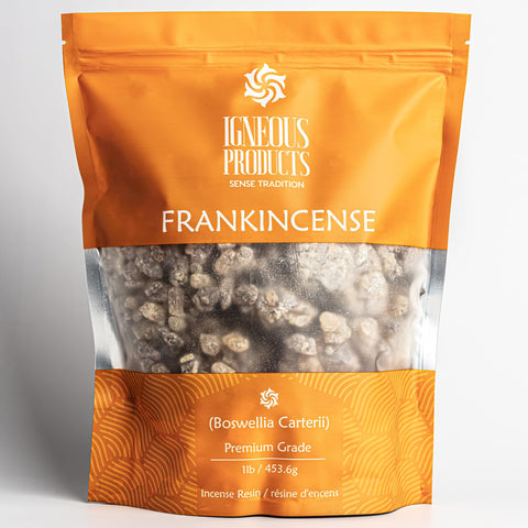 Igneous Frankincense resin loose dry form prevents clumping.