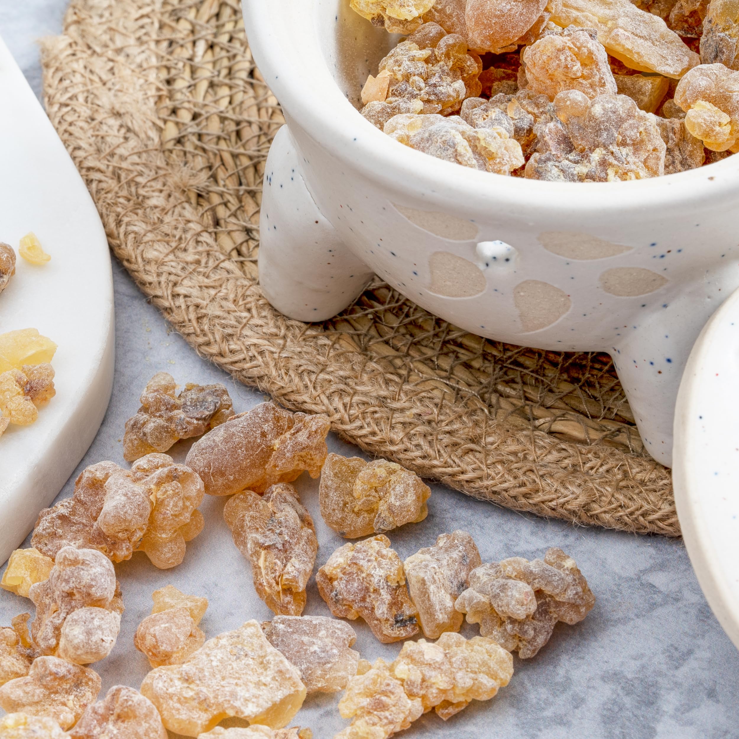 Igneous Frankincense resin no wood chips for clean, true scent.