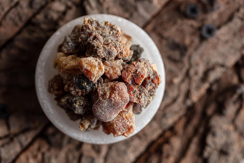 Igneous Products Myrrh resin origin Somalia image shows mountain harvest.