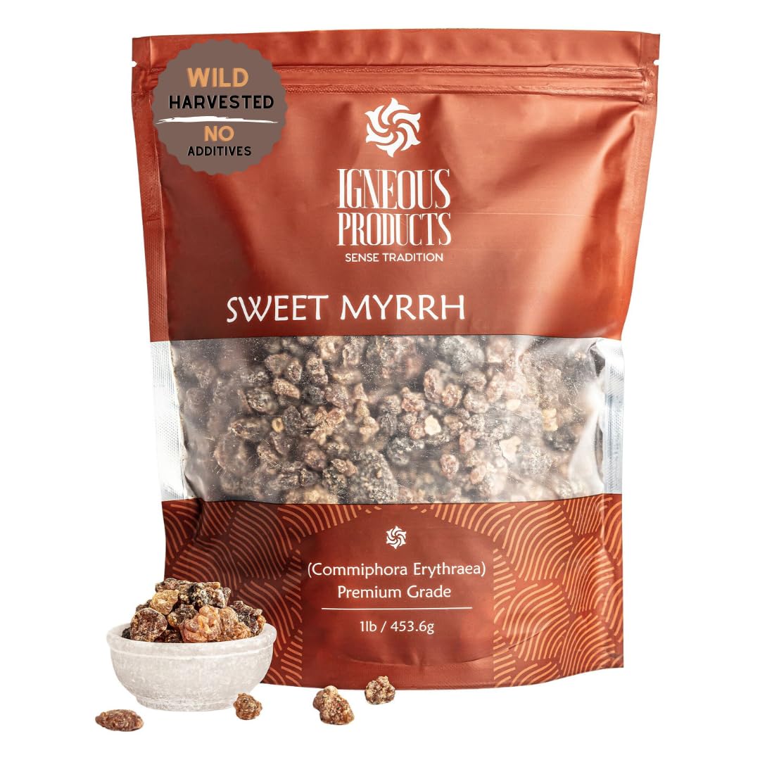 Igneous Products Myrrh resin 1lb for aromatic incense and crafts