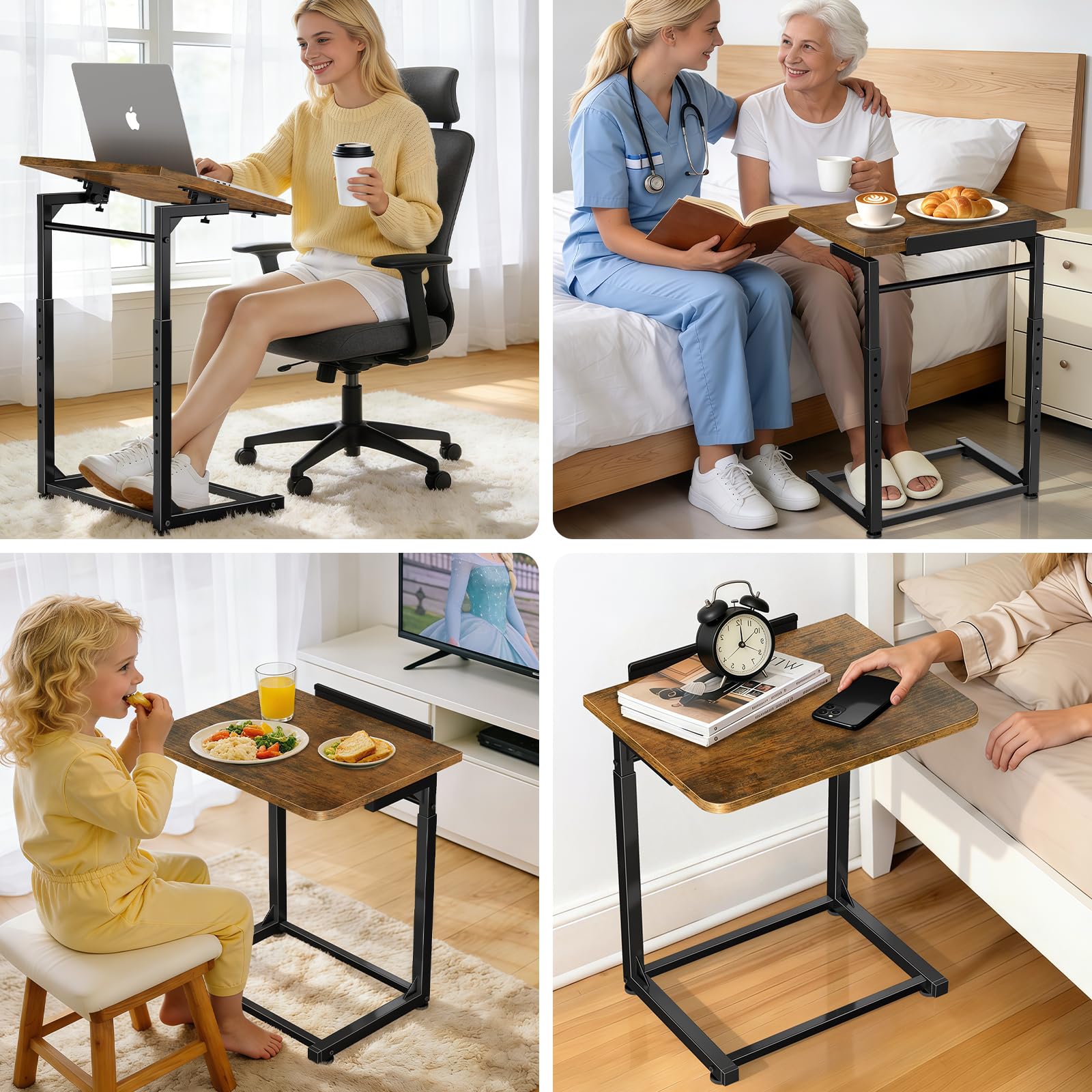 IHAITUN Sturdy steel frame supports up to 60 pounds for daily tasks.
