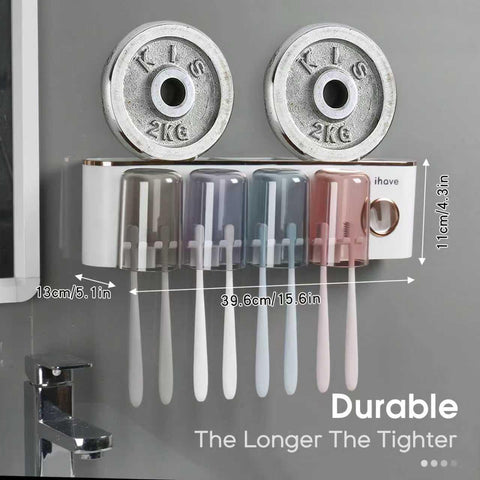 iHave adhesive-strip mounting offers drill-free installation on various surfaces.