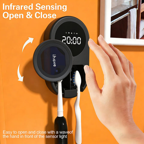 iHave device delivers ions for improved bathroom air quality and freshness.