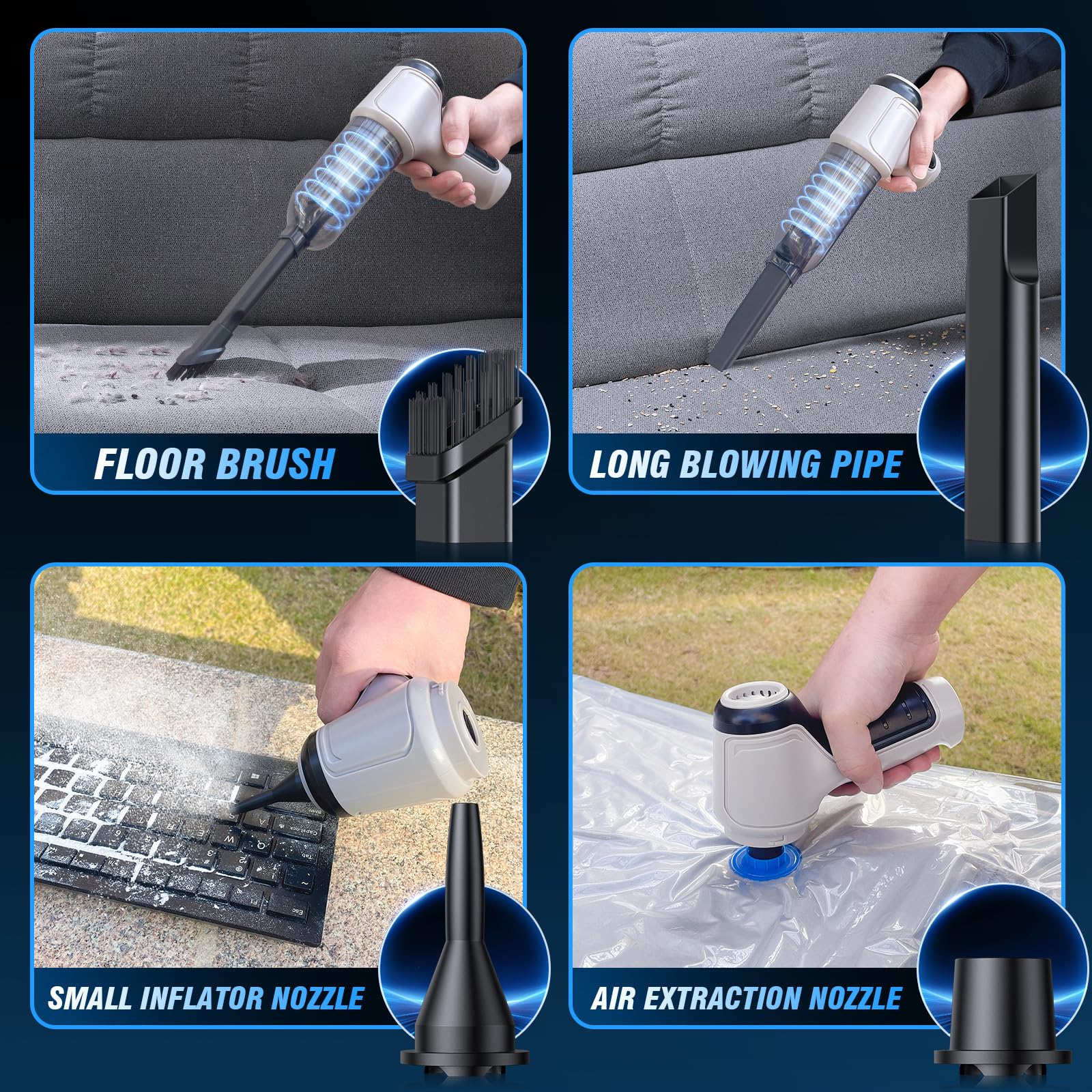 IHE storage bag keeps accessories organized in the glove box.