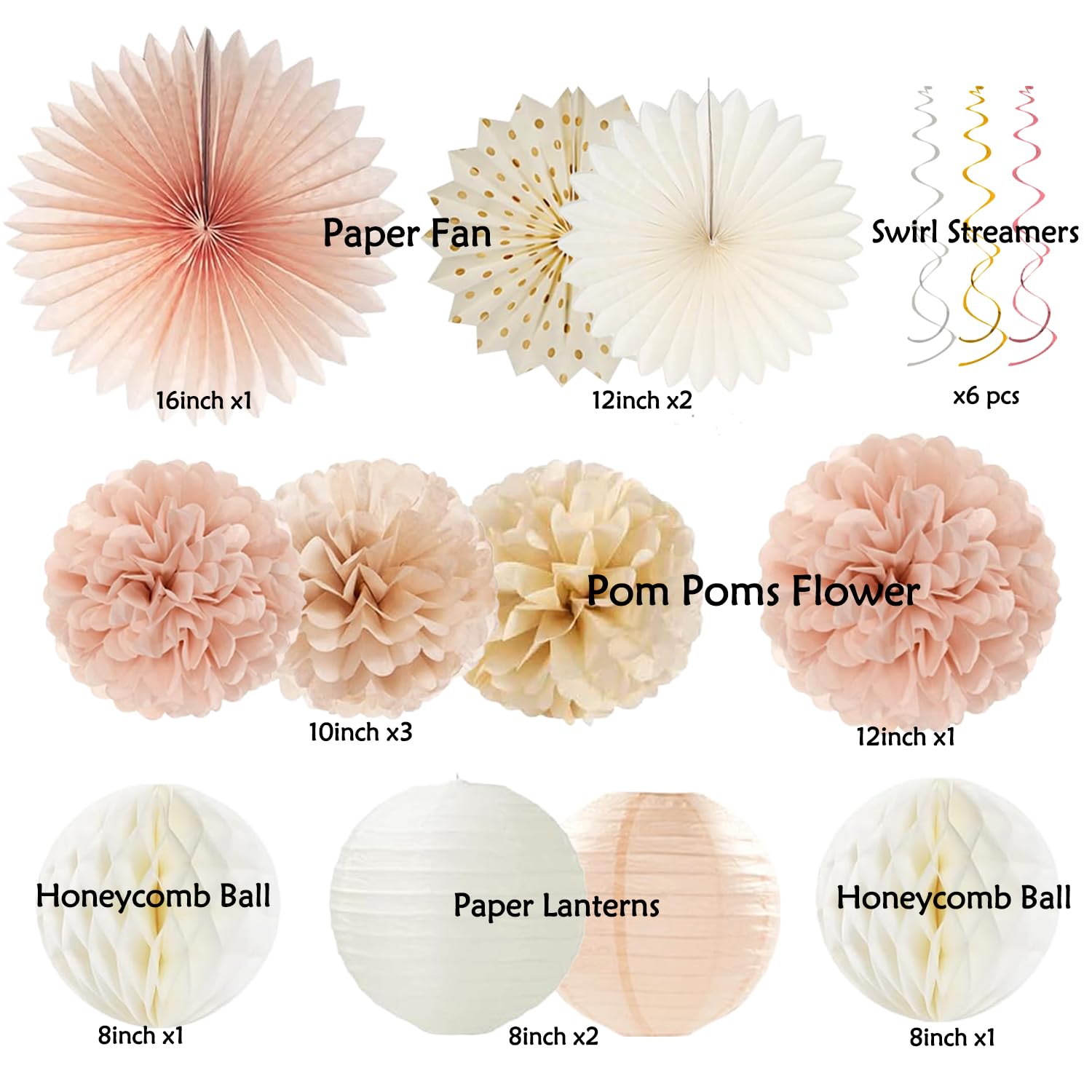IHEPYQ Circle Dot Paper Banner adds playful texture to celebrations.