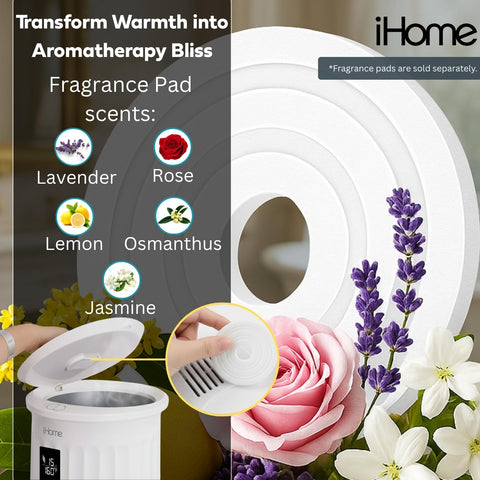 ihome Luxury 20L towel warmer anti-slip base for stable placement