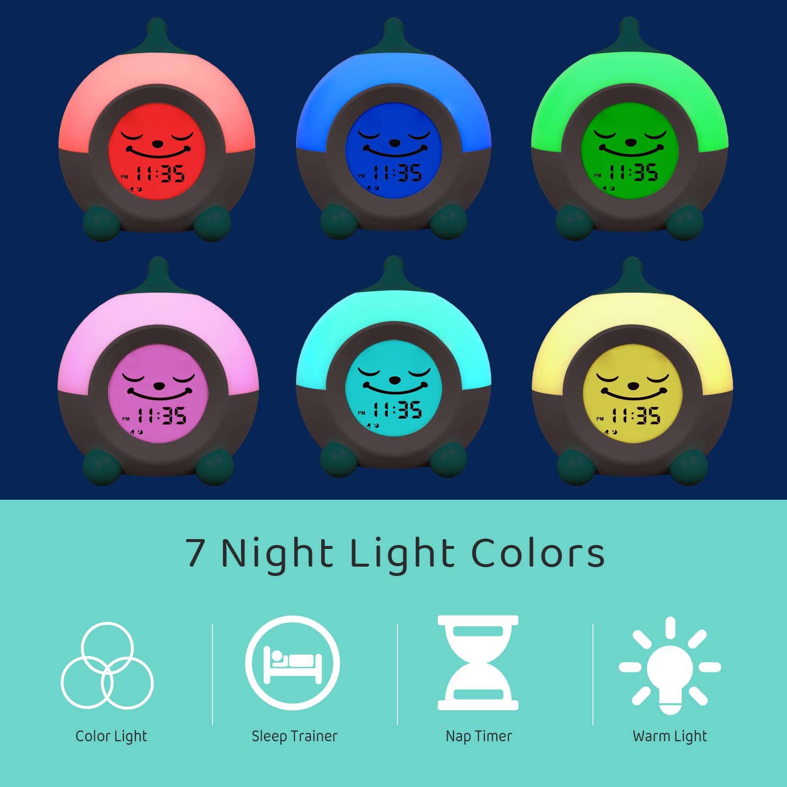 iHoo gift-ready clock ideal for birthdays or sleep routines
