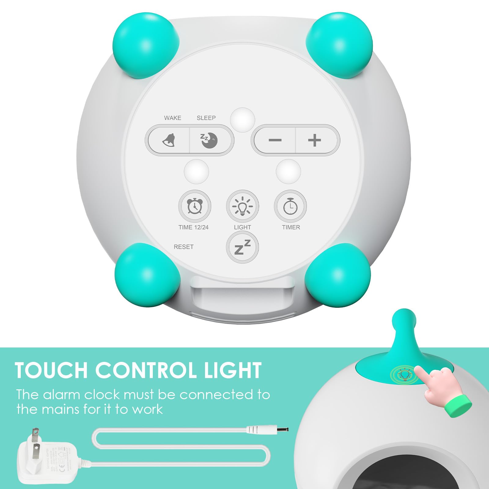 iHoo night light glows softly in multiple colors for secure nights