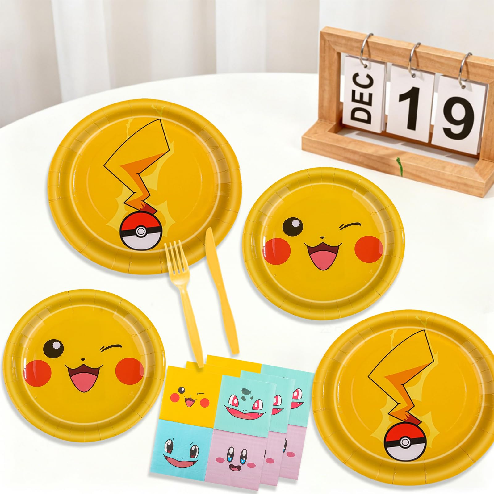 IIDEA Pikachu decor theme transforms any room into a playful party zone.