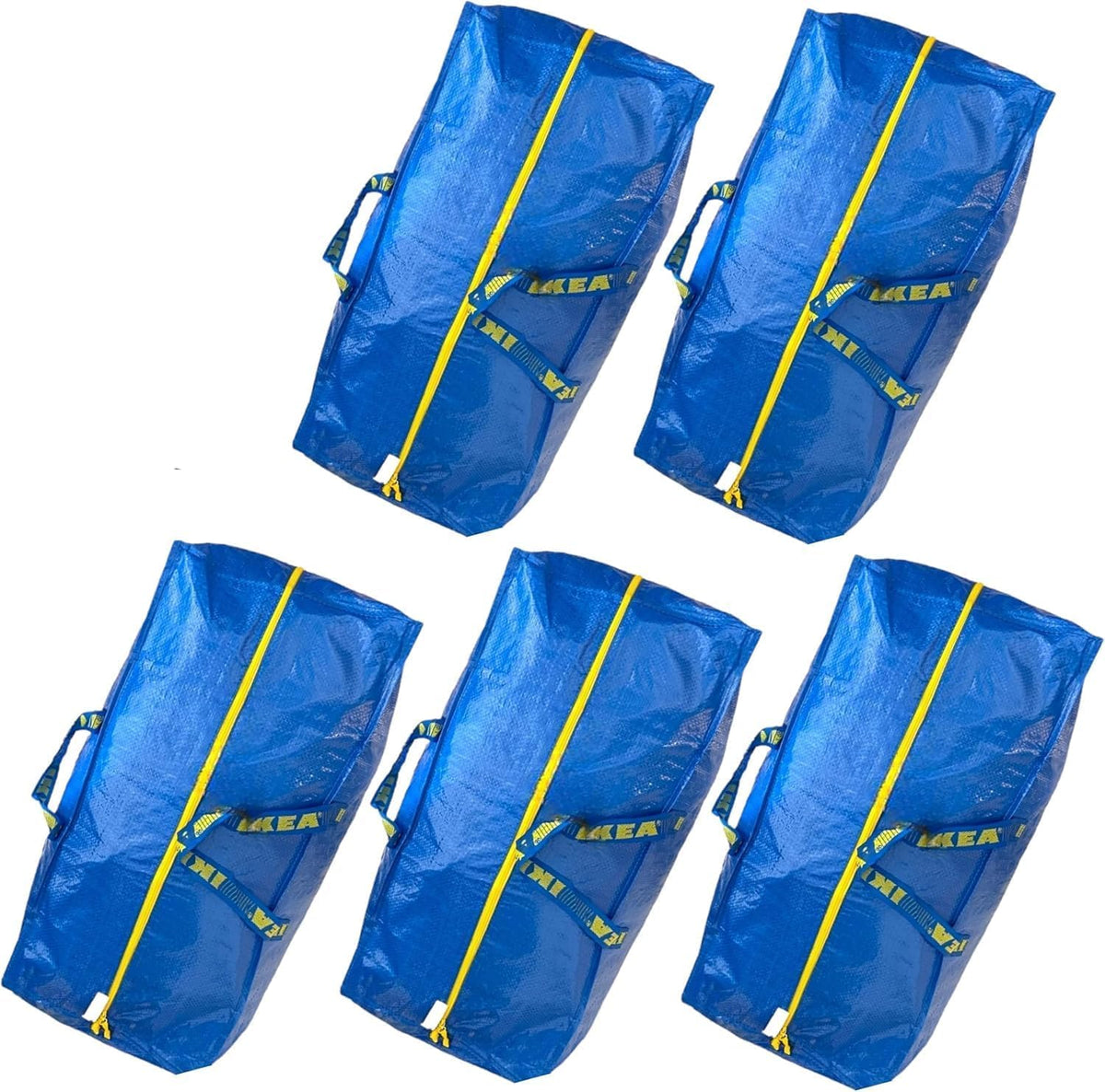 IKEA Frakta blue storage bag 8-pack, ideal for versatile home organization