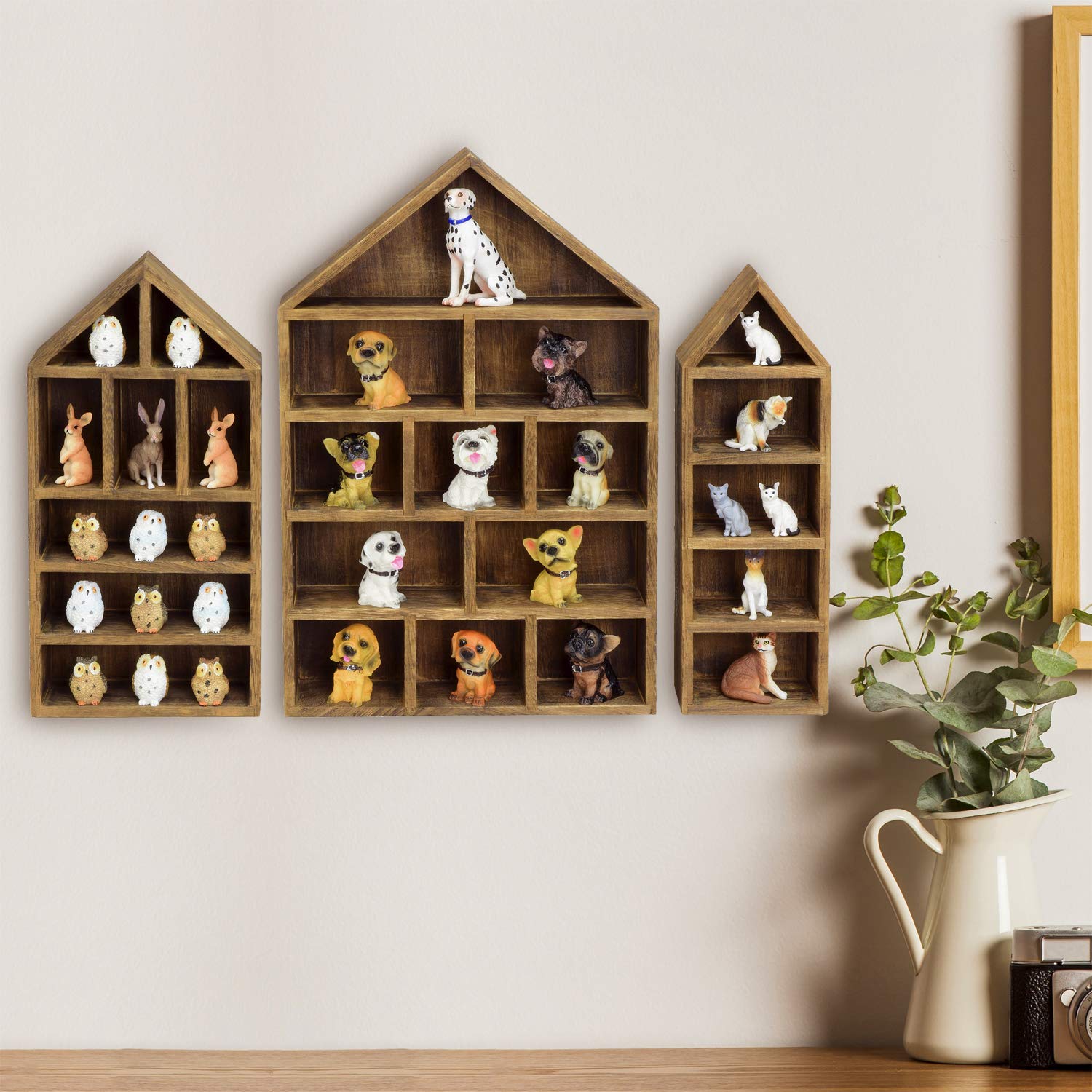 Ikee Design set of 3 display collection creates cohesive vignettes