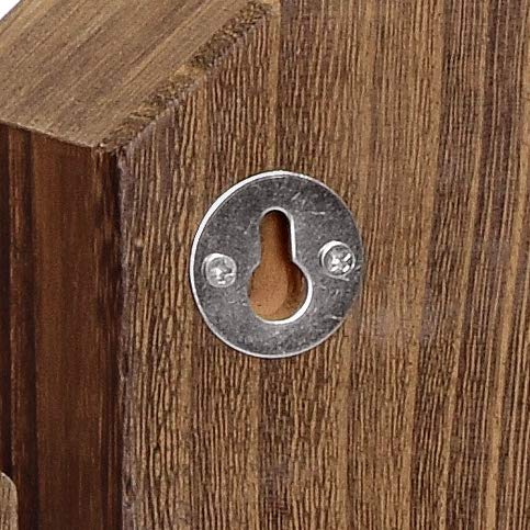 Ikee Design wooden brown finish close-up highlights natural texture and craftsmanship
