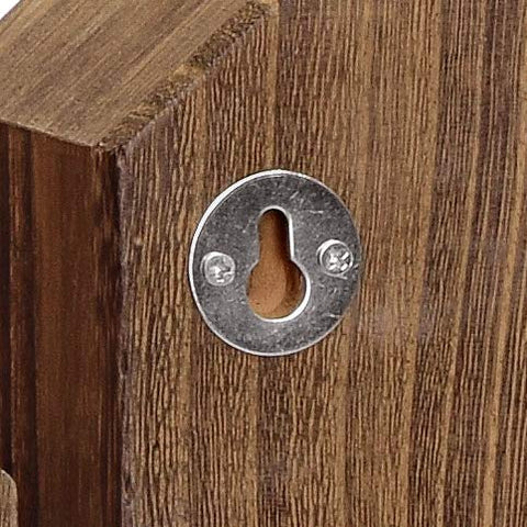 Ikee Design wooden brown finish close-up highlights natural texture and craftsmanship
