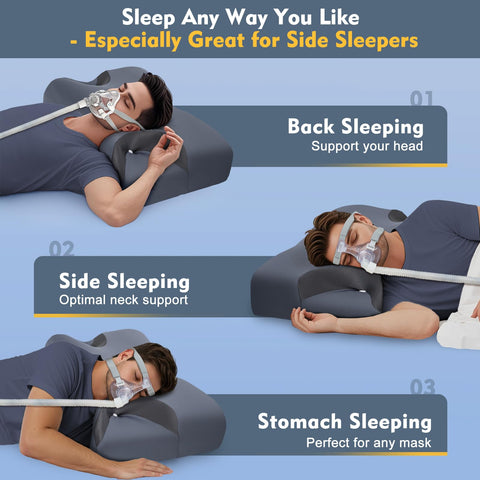 IKSTAR pillow featuring cooling ice-silk cover for cooler sleep