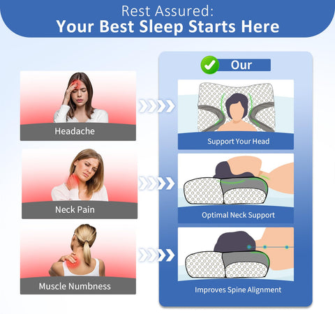 IKSTAR CPAP pillow uses odorless materials for a calmer sleep environment.