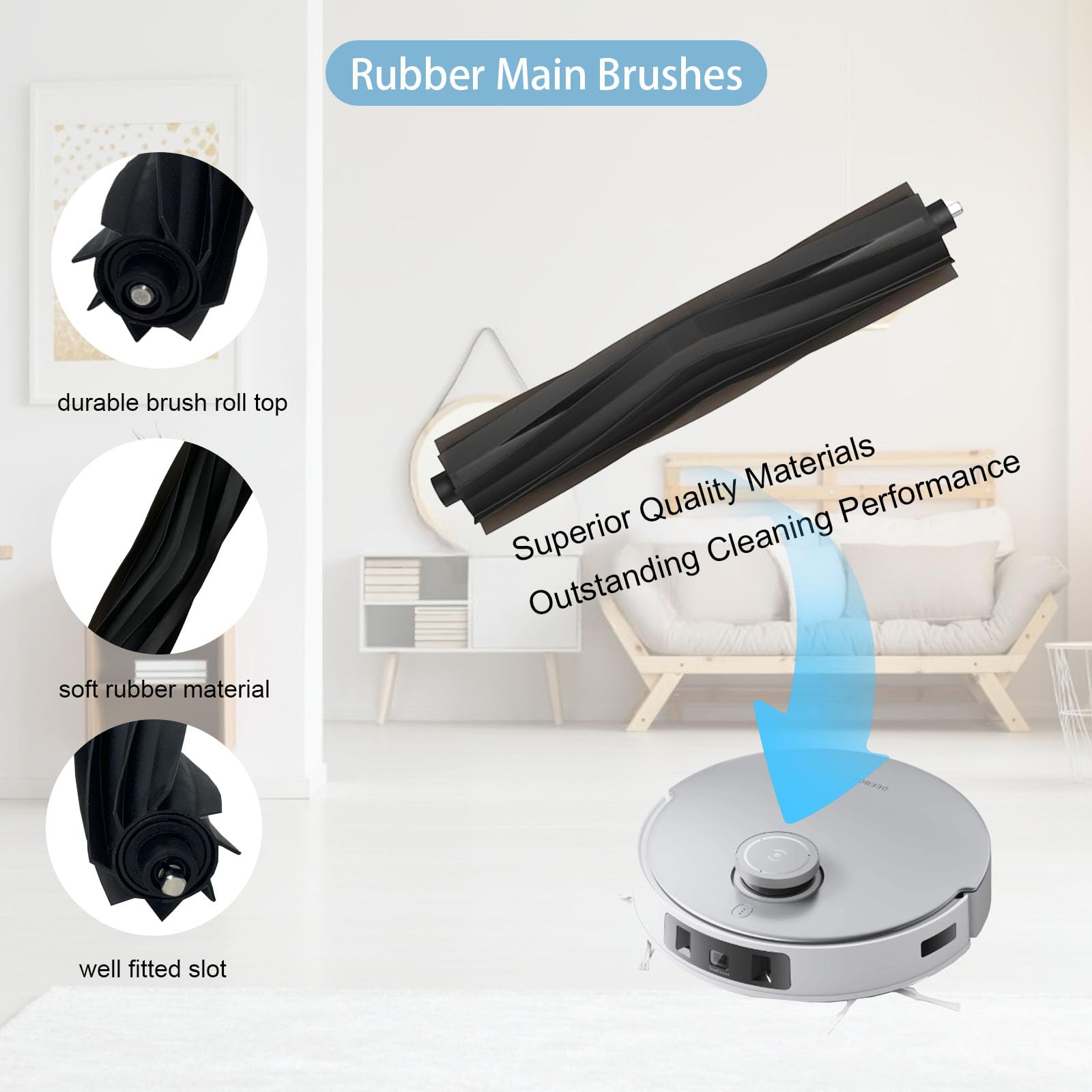 iKuKurun Deebot T20 Omni mop pads absorb spills and protect floors
