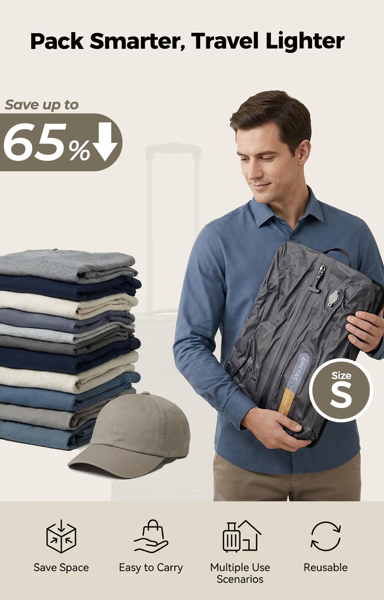 IKYWT recycled TPU waterproof storage bags protect clothes from moisture