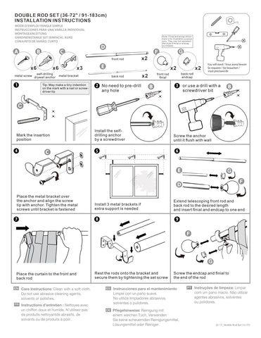 ILAISIHOME layer-friendly rod supports various fabric weights