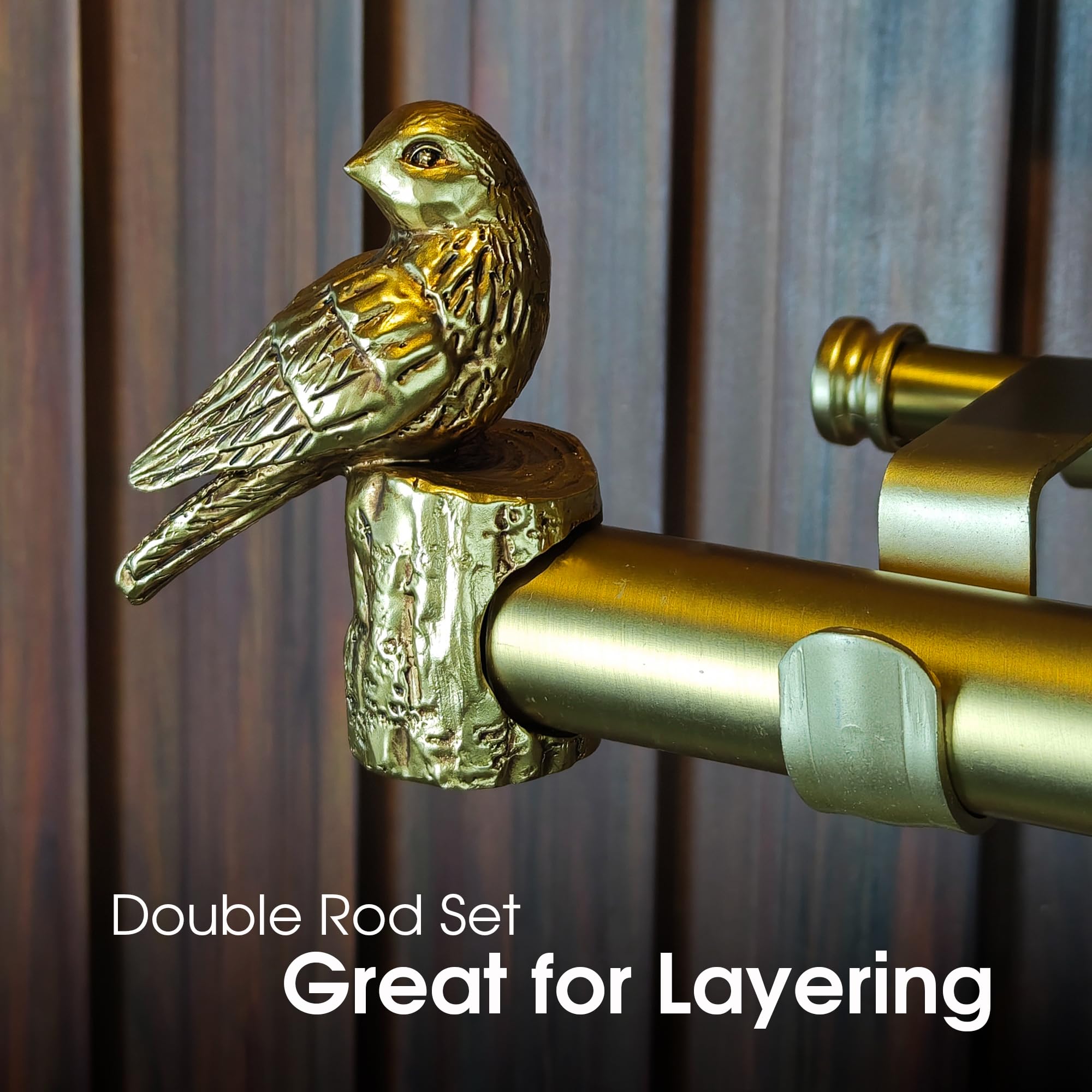 ILAISIHOME telescoping rod adjusts from 36 to 72 inches for a precise fit