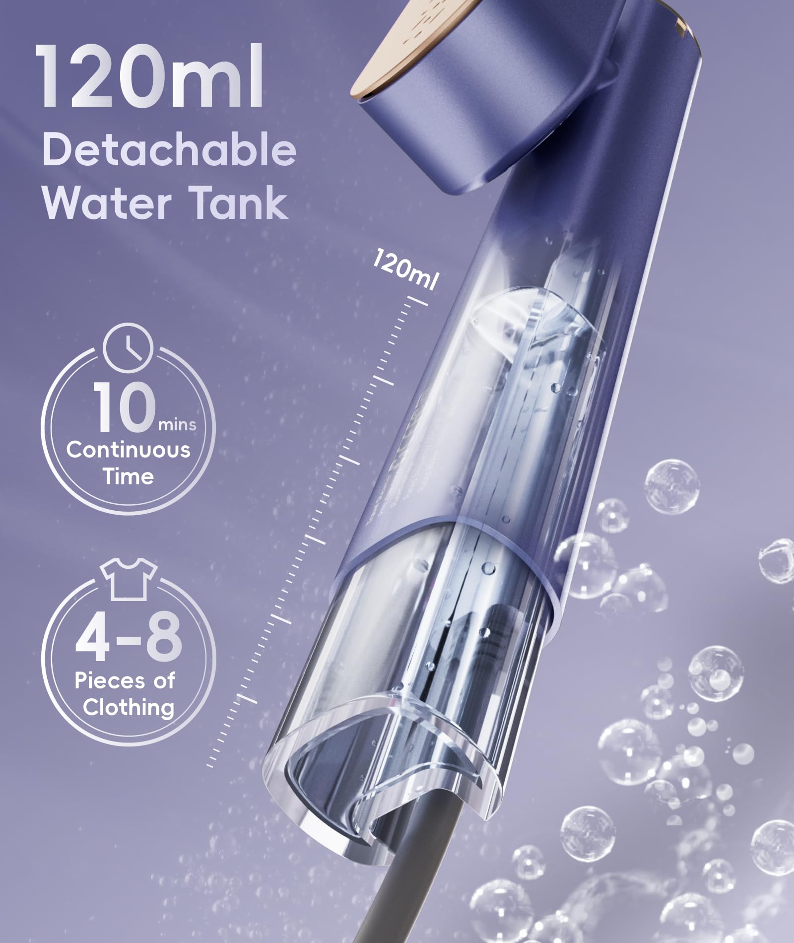 Ilake steamer includes heat pad, measuring cup, and storage pouch for convenience.