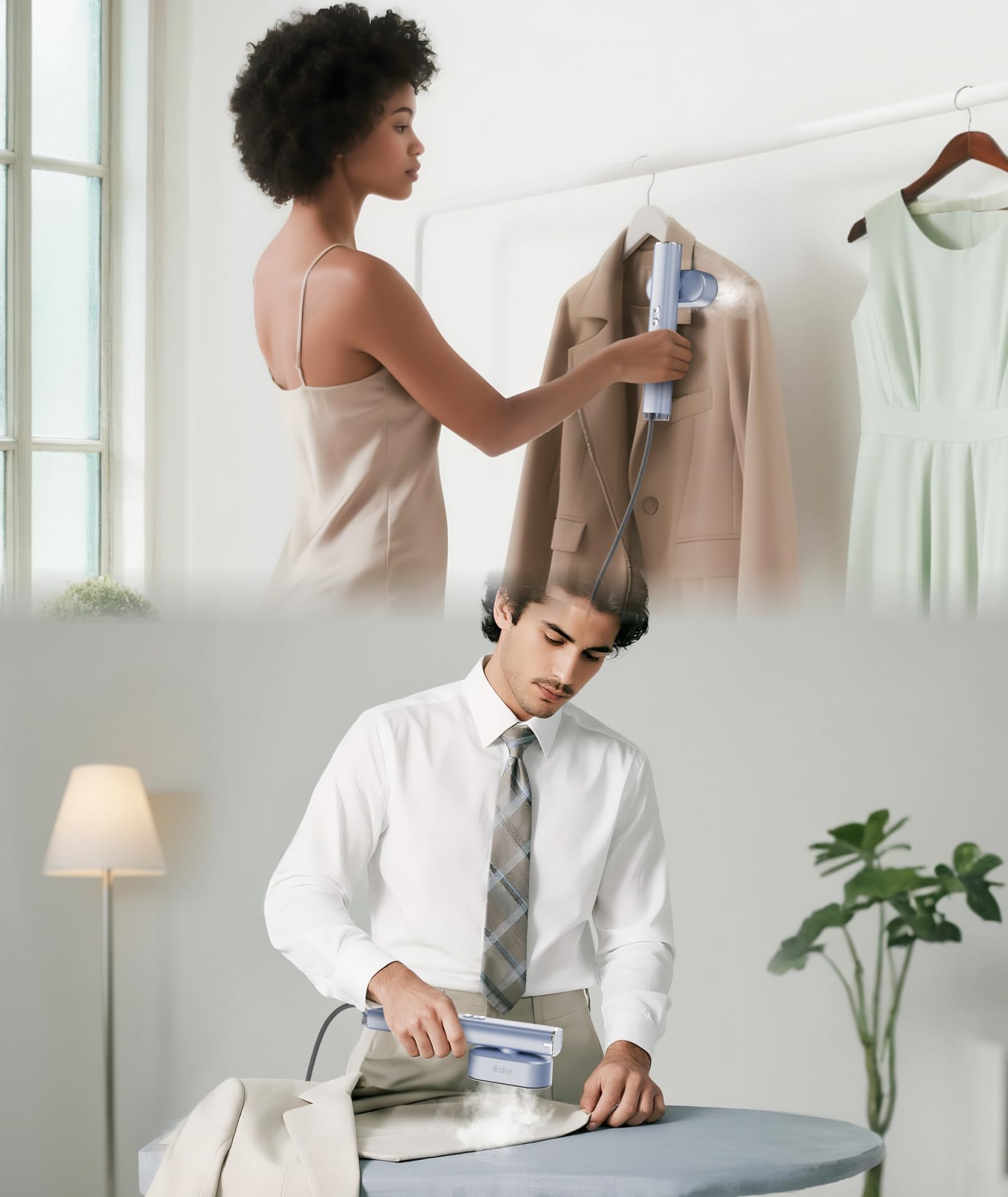 Ilake steamer with easy safety features for worry-free usage.