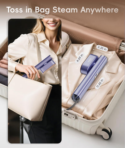 Ilake steamer ready in 30 seconds delivering instant heat for on-demand steaming.