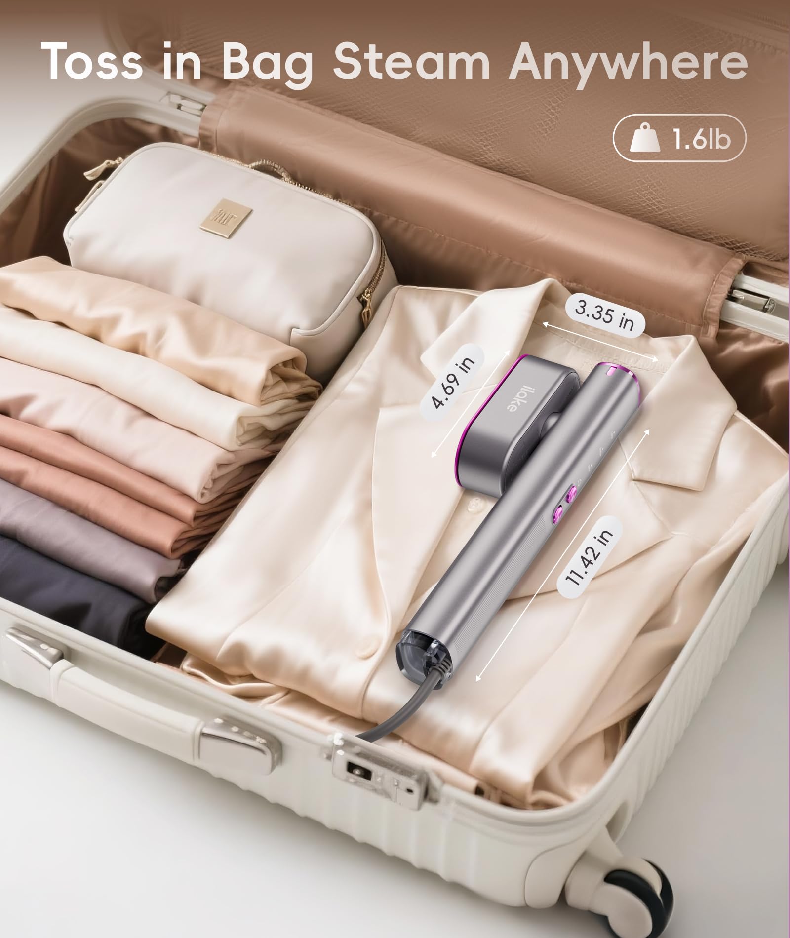 Ilake iLAKE steamer delivers instant heat in about 30 seconds for quick refresh.