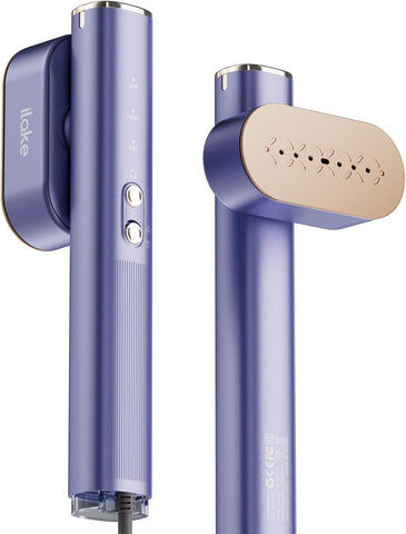 Ilake steamer travel-size design for easy carry-on packing and quick wrinkle removal.