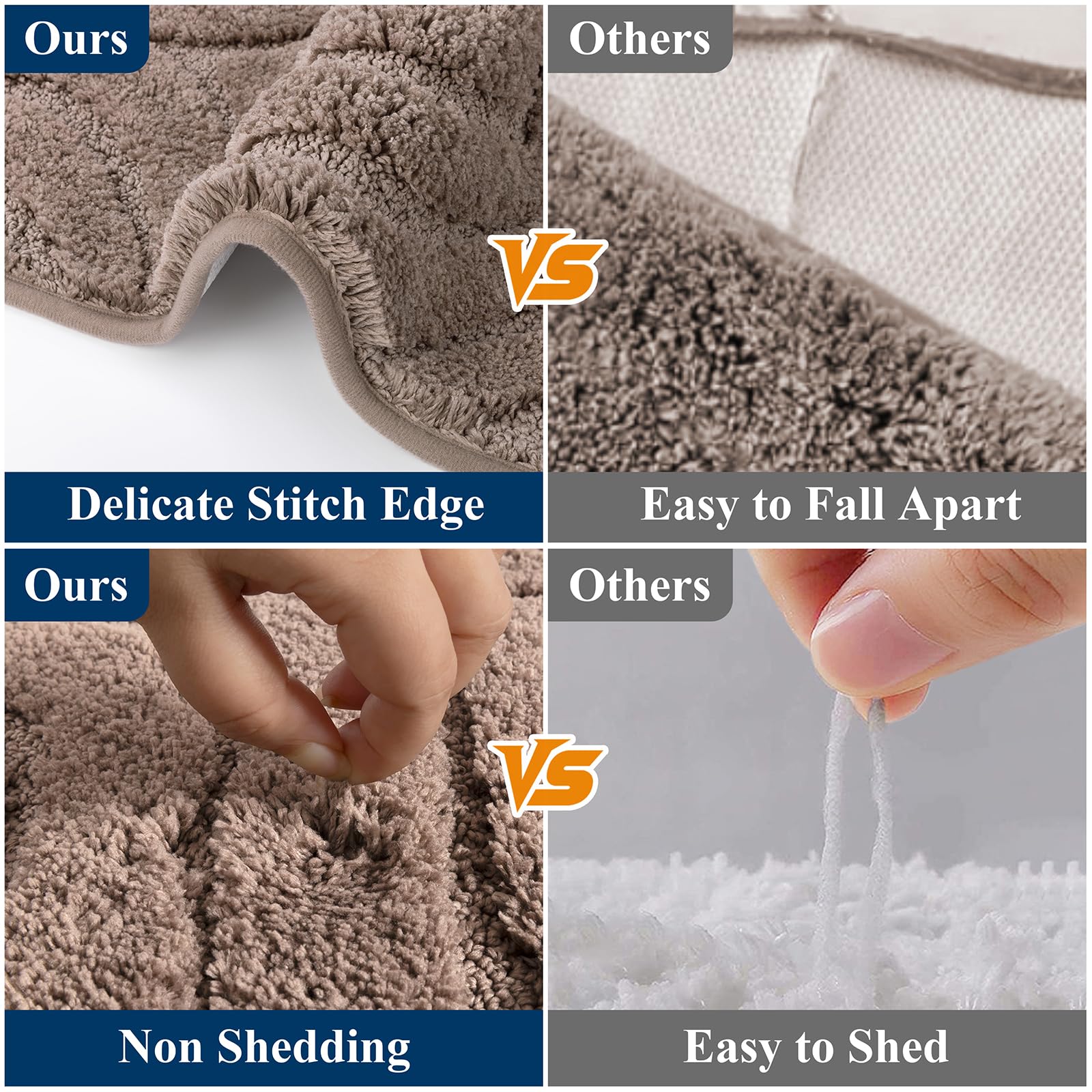 Close-up of plush microfiber texture highlighting softness and durability.