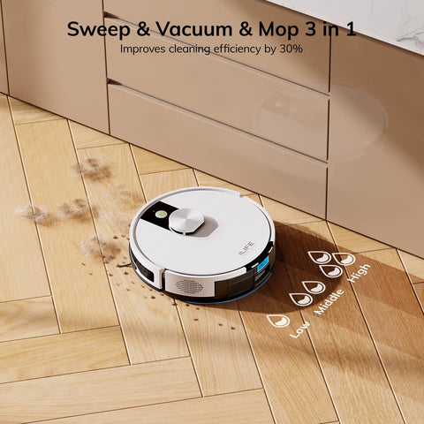 ILIFE A12 Pro voice control with Alexa and Google Assistant for convenient operation.