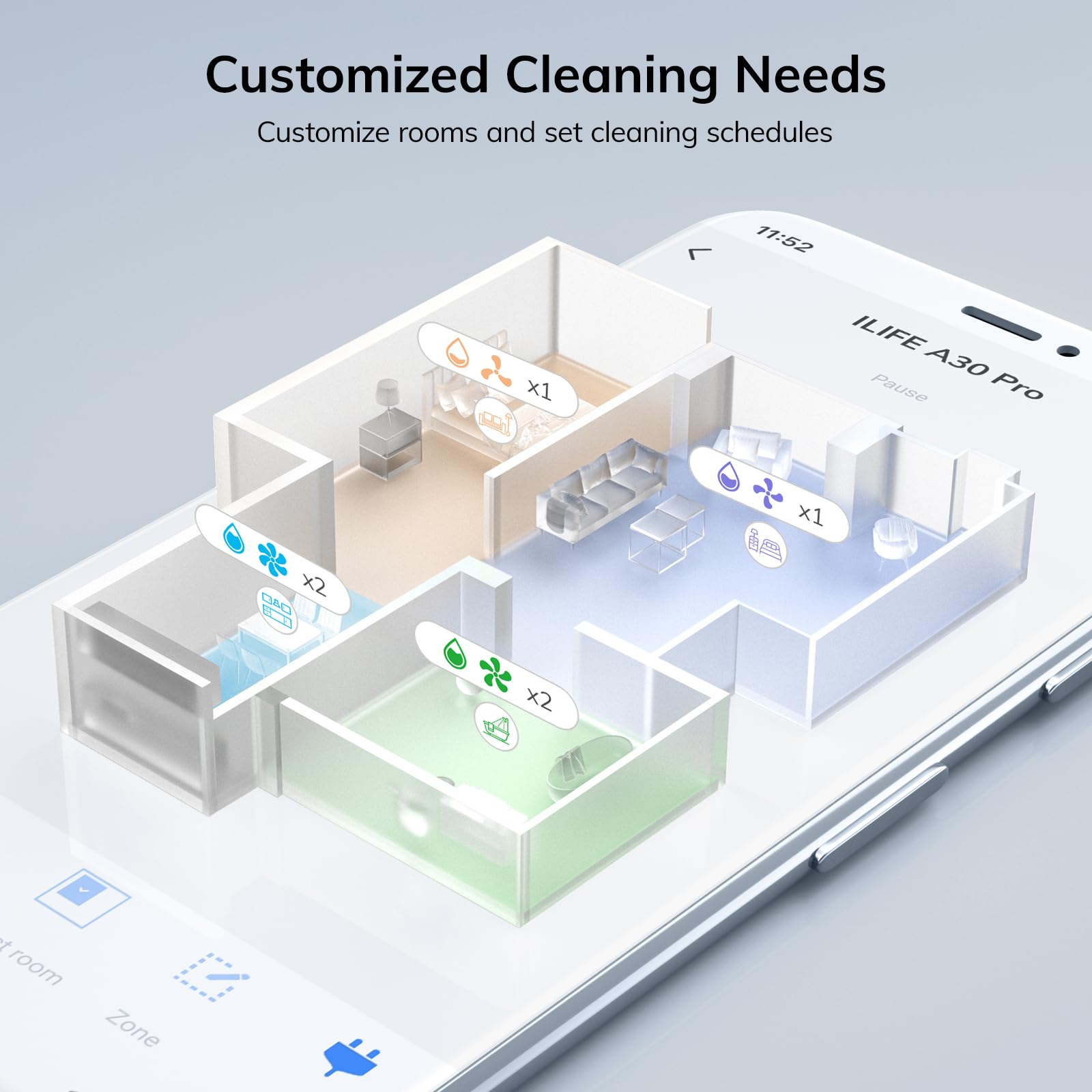 3-in-1 vacuum and mop system reduces cleaning time