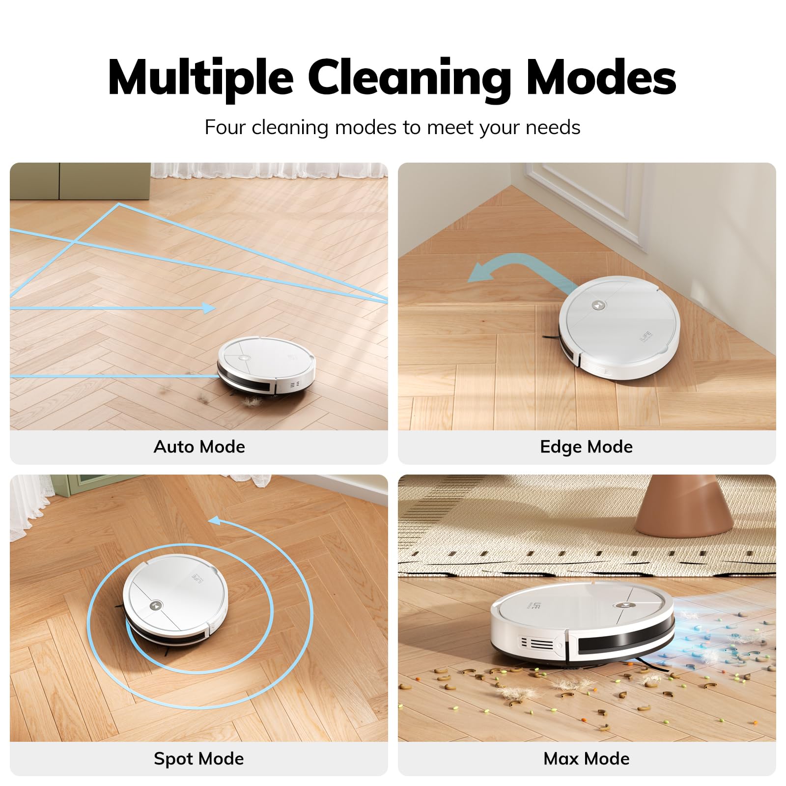 ILIFE V2 delivers up to 120 minutes of runtime per charge.