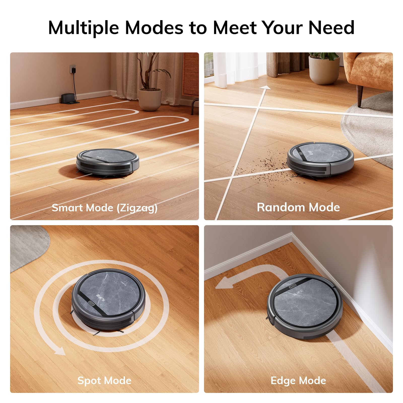 ILIFE V5s Max dock charging base recharges automatically