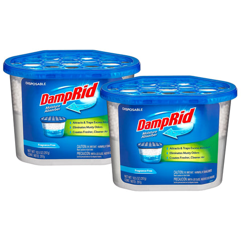 ILIOS Damp Rid odor elimination helps freshen damp spaces.