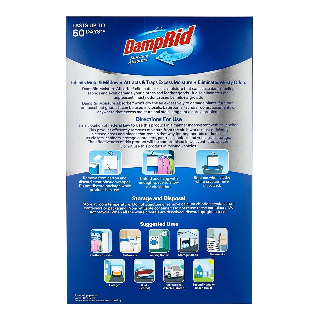 ILIOS Damp Variety 3 Scent Powder Fresh bag close up demonstrates moisture absorption