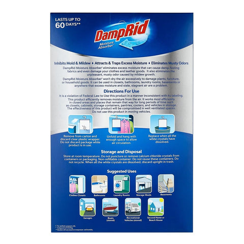 ILIOS Damp Variety 3 Scent Powder Fresh bag close up demonstrates moisture absorption