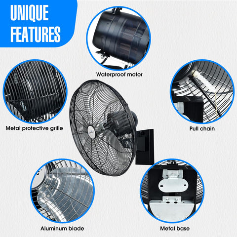 iLiving rust-resistant coating protects exterior components year-round.