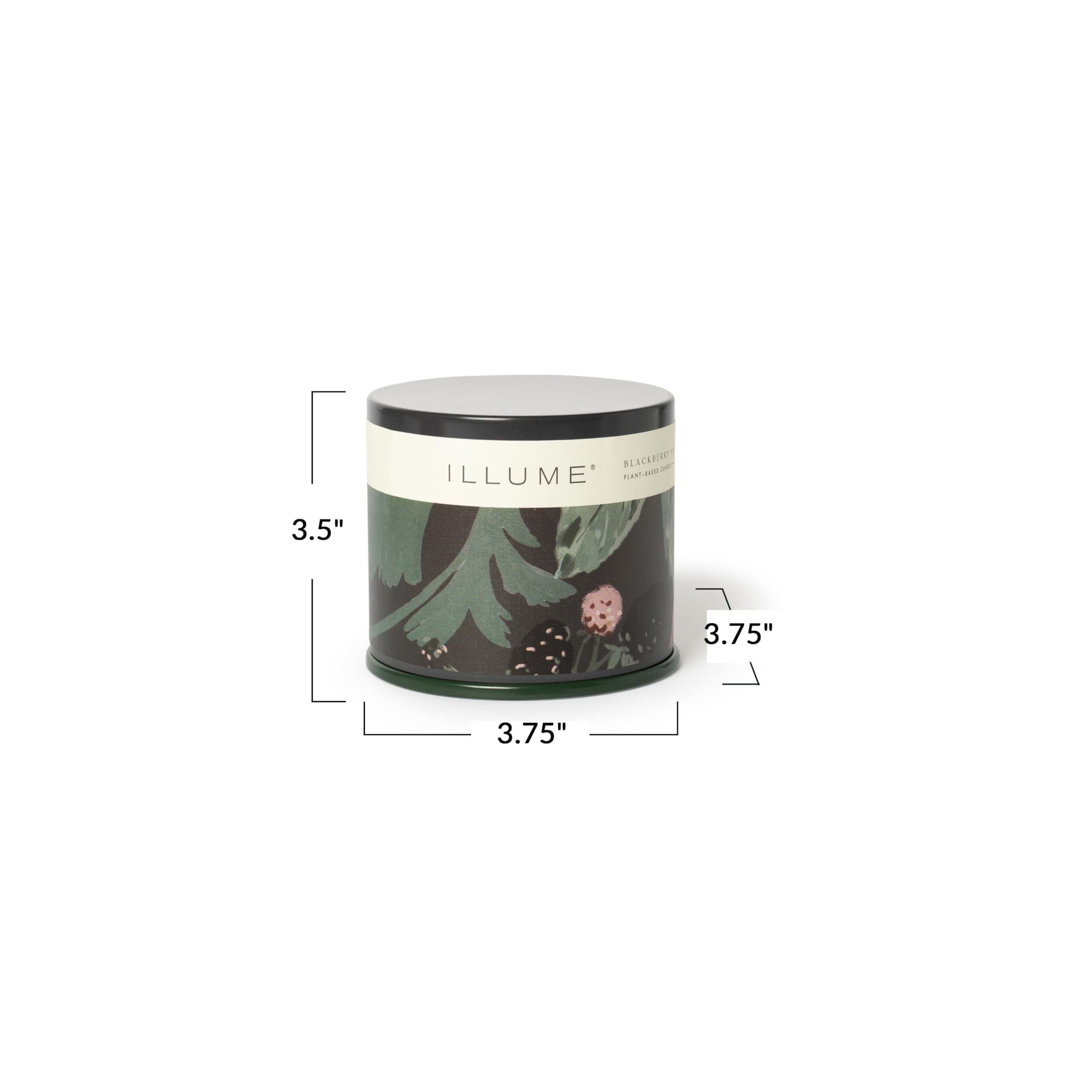 Illume Blackberry Absinthe heart of jasmine detail for floral touch