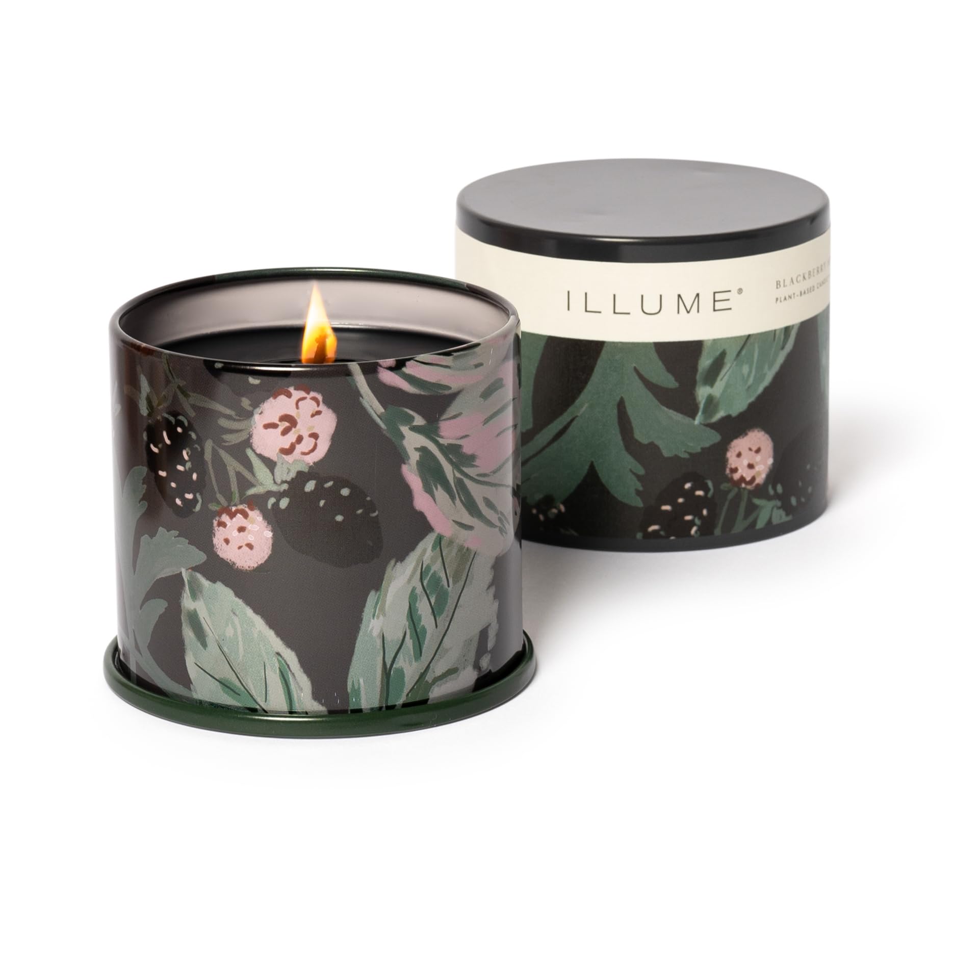 Illume plant-based candle icon signaling vegan and clean ingredients