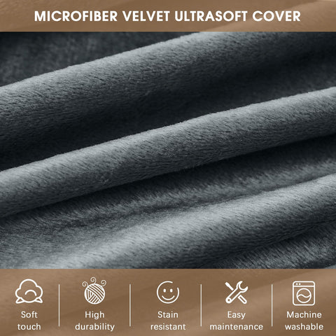 ILPEOD 3ft bean bag chair grey decor preview as stylish furniture addition.