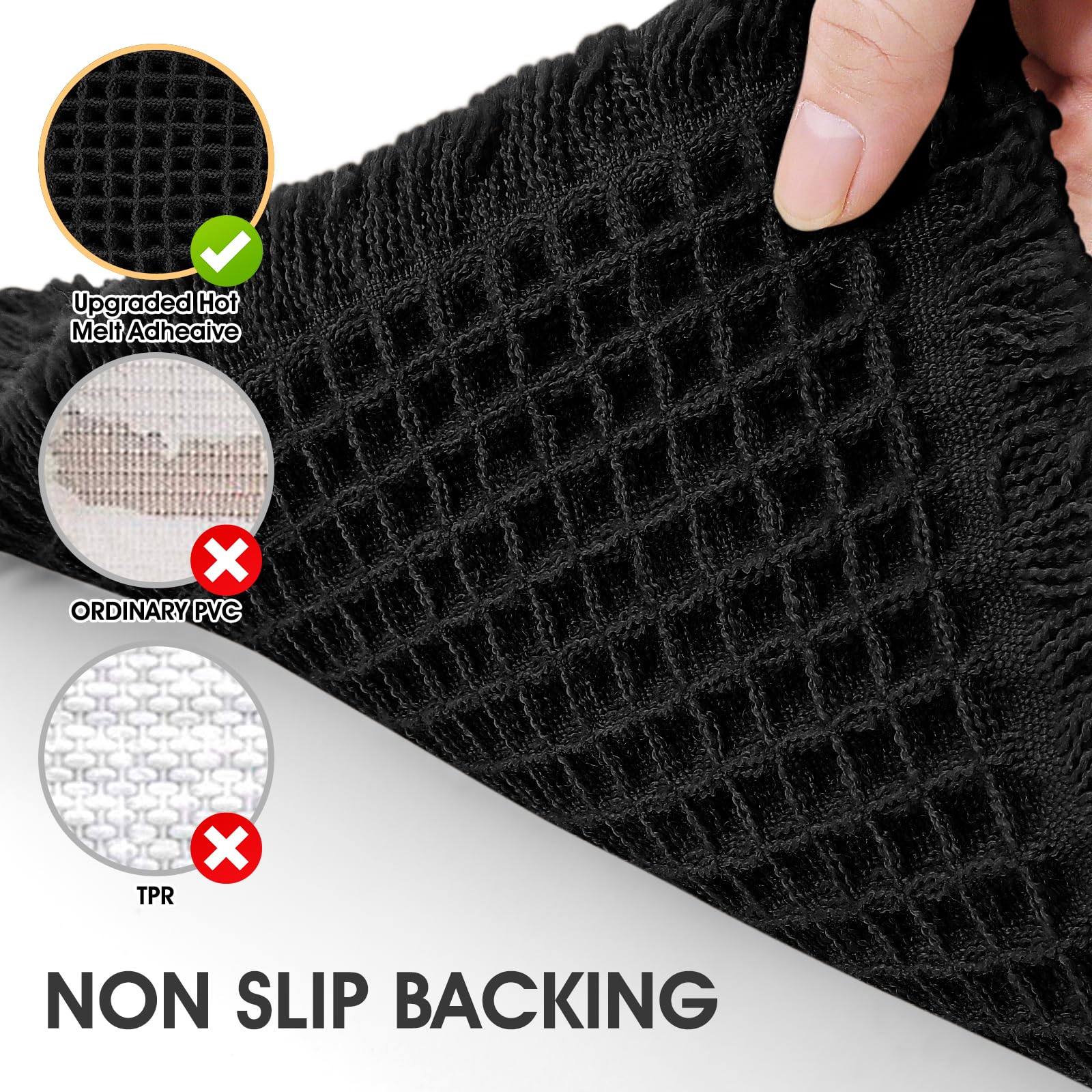 IM HOME luxurious flexible yarns create a thick, comforting surface for tired feet