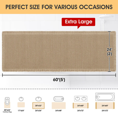 IM HOME soft, washable rug maintains color and feel after cold-water washes.