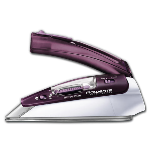 Rowenta Pro Compact Travel Iron shows a compact design for travel touch-ups.