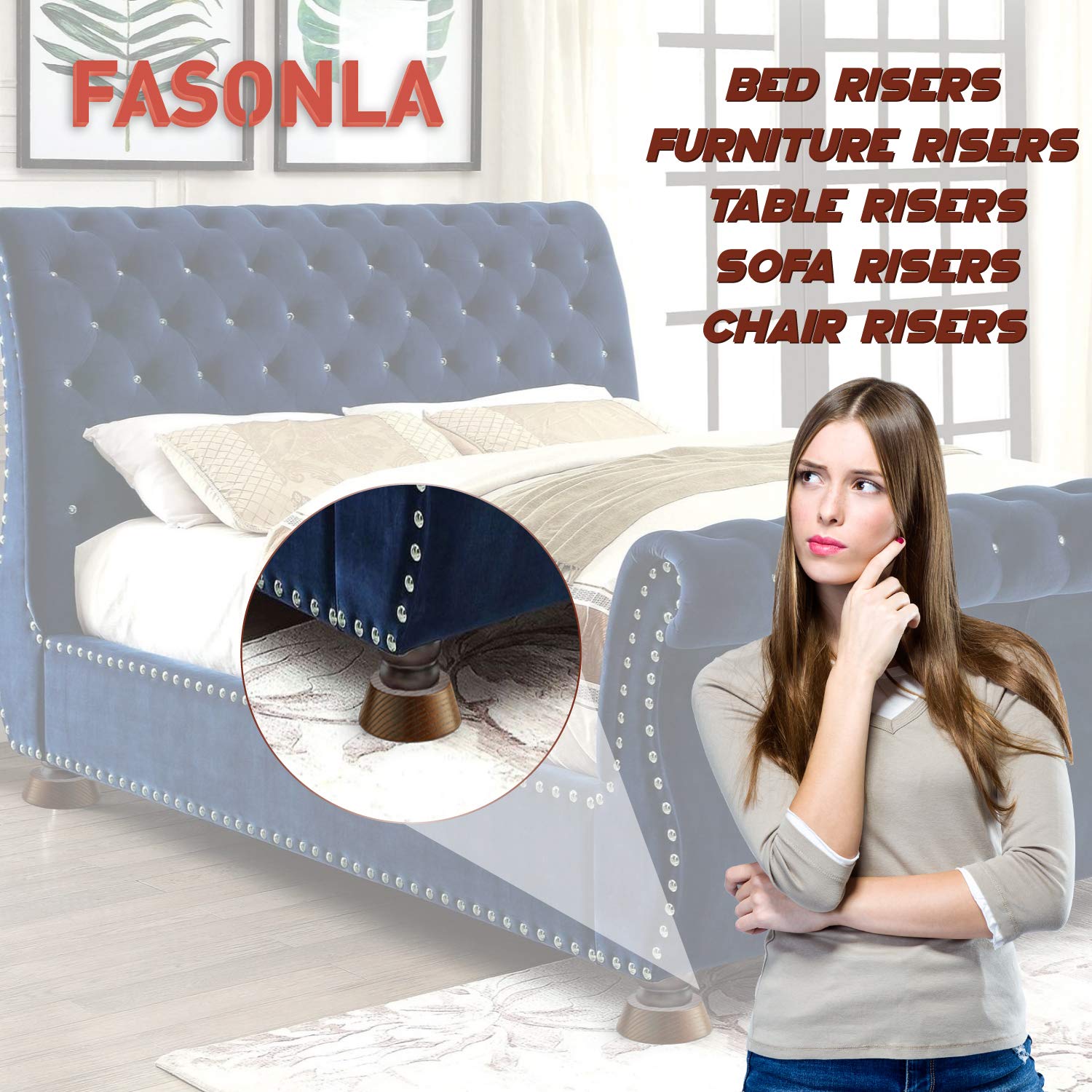 FASONLA height options show 2, 3, or 4 inches of lift.