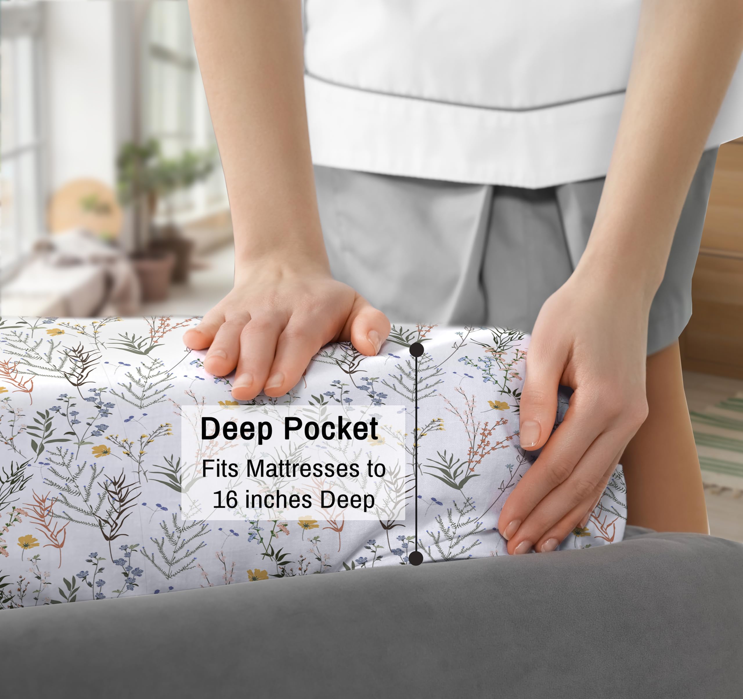 RUVANTI percale easy-care label indicates simple, low-maintenance care