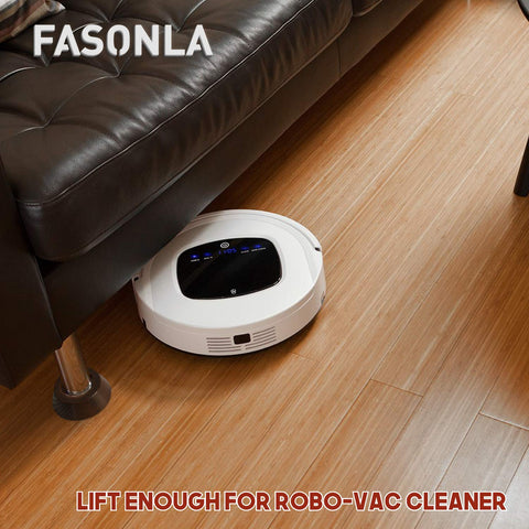FASONLA sturdy wooden furniture risers provide long-term stability.