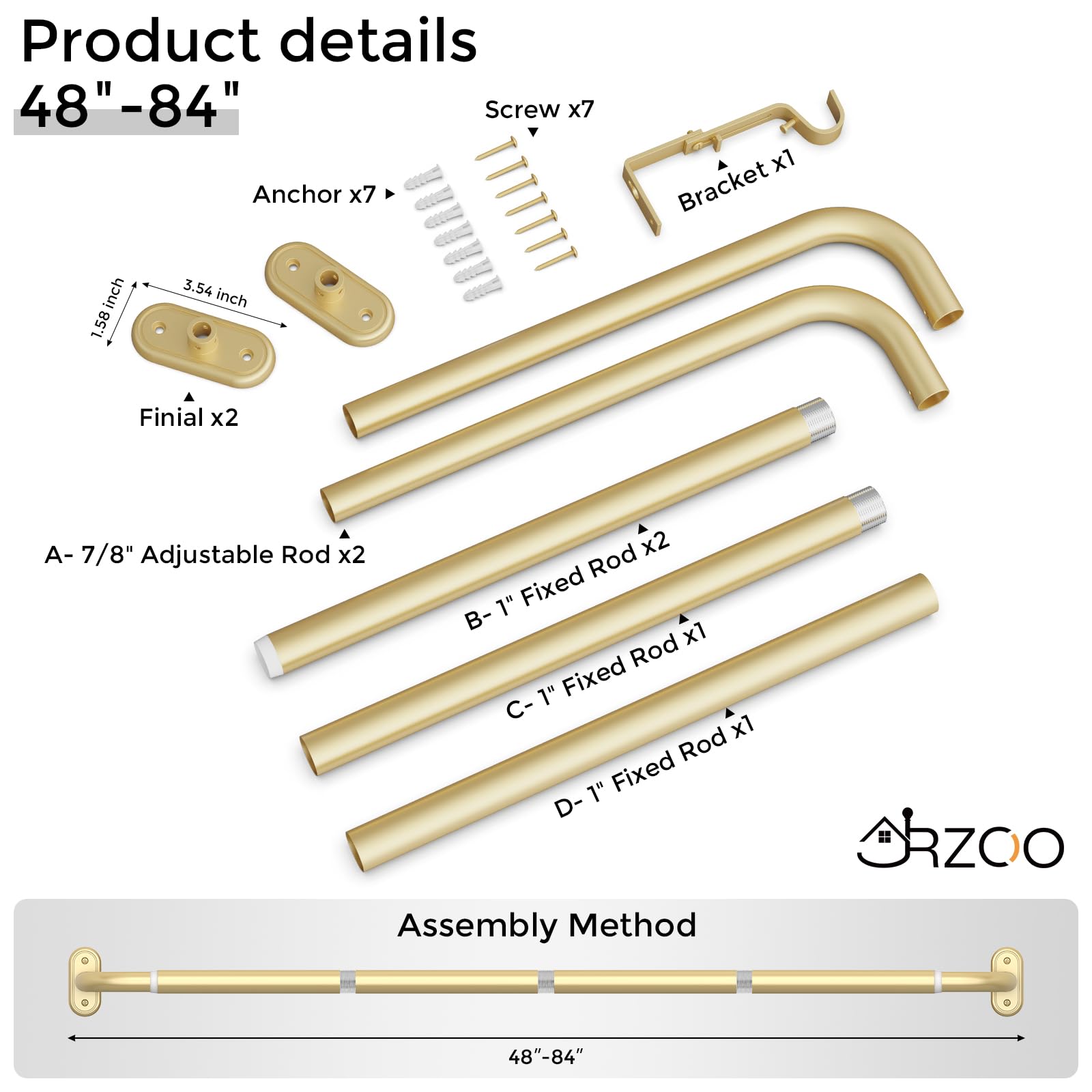 JRZOO durable metal construction withstands wear for long-term use.