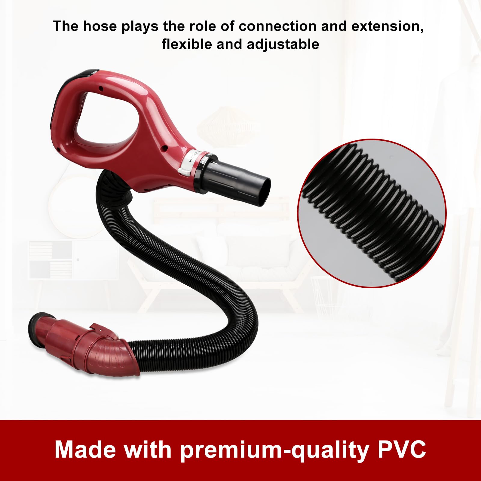 imeccalive hose handle side profile for Shark Navigator compatibility