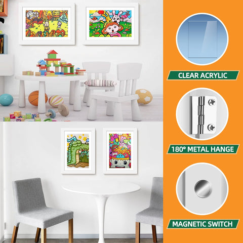 IMMERROT wall-hanging frames support horizontal or vertical layouts