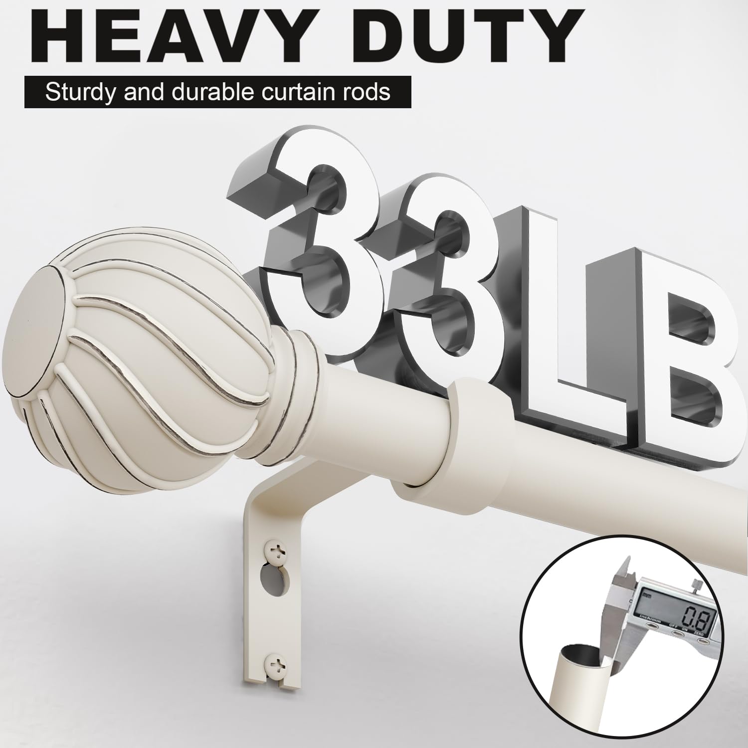 Immiehh adjustable telescoping design fits many window sizes